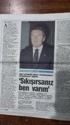 CUMHURİYET SPOR HAFTALIK PARASIZ DERGİSİ - 12 MAYIS 1987 SAYI: 38 - ABDÜLKADİR YÜCELMAN – NADİR NADİ – HASAN CEMAL – EMİNE UŞAKLIGİL – OKAY GÖNENSİN – TANER KUTLAY – ZELİHA MİDİLLİ – VEDAT DANACI – ALİ ŞEN – SEMİH BAYULKEN – CEVHER ÖZDEN – TAHŞİN KAYA – GÜRCAN BİLGİÇ – REŞAT ÖKTEM – İLYAS – PAPRICA – ATİLLA KESKİN – HÜSREV KARAGÖZ – MEHMET ALİ GÜR – ÇİĞDEM YEYGÜN – HASAN ALİ ÜZER - TRİBÜNÜ MESKEN TUTANLAR: TEHLİKELİ AZINLIK FANATİKLER – ALİ ŞEN BAŞKAN, FENERBAHÇE ŞAMPİYON (RÖPORTAJ) – ÇERÇEVE / ADAM ADAM / OBJEKTİF GÖZLE – ŞAMPİYON ADAYLARININ MAÇLARINDAN – GÜLENLER (GALATASARAYLI İLYAS) – AĞLAYANLAR (BEŞİKTAŞLI PAPRICA) – AT YARIŞLARI (REŞAT ÖKTEM) – BAYAN SPORCULAR VE FEMİNİZM – NBA’DAN BASKETBOL – OKURLARDAN: İLGİNÇ KONULARA DETAY (ATİLLA KESKİN), ATLARA İLGİ (HÜSREV KARAGÖZ), ANKARAGÜCÜLÜ DURMUŞ’A AÇIK MEKTUP (MEHMET ALİ GÜR), DİĞER SPOR DALLARINA İLGİ (ÇİĞDEM YEYGÜN), DOPİNG HEP GİZLİ Mİ KALACAK? (HASAN ALİ ÜZER) - 16 SAYFA