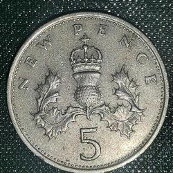 İNGİLTERE  1968   5 PENCE