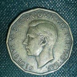 İNGİLTERE  1943  3 PENCE