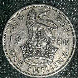İNGİLTERE  1950   1  SHILLING
