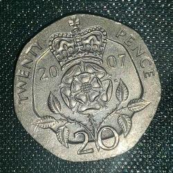 İNGİLTERE  2007  20 PENCE