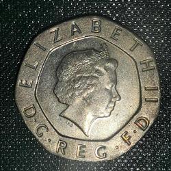 İNGİLTERE  2007  20 PENCE