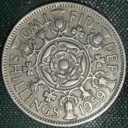 İNGİLTERE  1959  2  SHILING