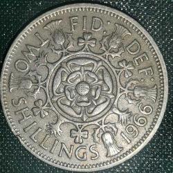 İNGİLTERE  1966    2  SHILING