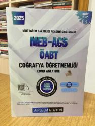 2025 MEB-AGS-ÖABT Coğrafya Öğretmenliği Konu Anlatımlı Pegem Akademi Yayıncılık