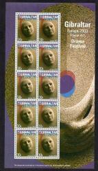 Cebelitarık 2003 Drama-Festival Temalı MNH Europa-CEPT Tabaka