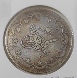 GÜMÜŞ 20 KURUŞ SULTAN II. ABDÜLHAMİT 1293-3 ORİJİNAL ÇOK ÇOK TEMİZ XXX2R1 ÇOK NADİRDİR