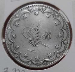 GÜMÜŞ 20 KURUŞ SULTAN V.MEHMET REŞAT 1327-8 ORİJİNAL ÇİLALTI RR2BB1A ÇOK NADİRDİR