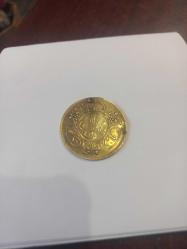 Osmanlı dönemi altın kaplama hediyelik  Penez Çap 2.9 cm