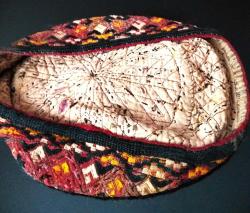 VINTAGE TEXTİL ANTİK OSMANLI EL İŞİ TAKKE