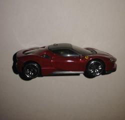 Ferrari SF90 Stradale 1/64 Ölçek 7 cm Lisanslı 2025 HW Moto Show 5 Li Paketten Çıkma Mint Araç