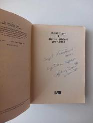 Bütün Şiirleri 1937-1983 [ İmzalı - İthaflı ]