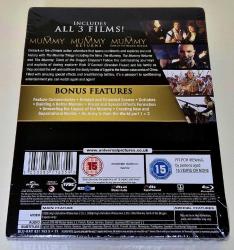 THE MUMMY Trilogy Blu-ray Limited Edition Exclusive Steelbook Versiyonu
