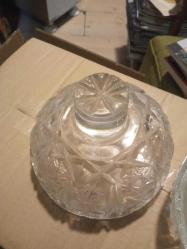 Kesme Desenli Cam Kapaklı Şekerlik / Küçük Cam Kutu