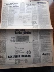 Milliyet Gazetesi - Turkish Newspaper - 13 Temmuz 1980 - Ordu Valisi Reşat Akkaya Fatsa halkı suçluları ihbar etsin dedi - güvenlik görevlileri arasında maskeliler Ülkü Ocaklılar değil - Fatsa'da ilan edilen sokağa çıkma yasağı sürerken halkın ara sokaklara çıkıp tek iş yeri olan fırınlardan ekmek aldığı görüldü Fotoğrafı - Altınkaya Barajı'nın temeli atıldı - Süleyman Demirel karikatür çizen Bedri Koraman - Süleyman Demirel şartlar ne olursa olsun büyük Türkiye mücadelemizden vazgeçmeyiz - Necmettin Erbakan bu hükümet ya 15 Ağustosta düşürülür ya da erken seçime gidilir - moda plajında yapılan Harem güzeli yarışması Fotoğrafı - Ramazan Bugün başladı - Yargıtay başkanı Cevdet Menteş Yarın emekli oluyor - SEKA genel müdürü Yelman Gazimihal görevden alındı yerine İsmet Kunt atandı - Devekuşu'na mektuplar yazan Haldun Taner - ramazan-ı Şerif yazan Burhan Felek - politika kazanı yazan Örsan Öymen - İslam'da orucun gerçek anlamı yazan doçent Doktor Bahriye Üçok - Müjde Ar ve Hülya Koçyiğit