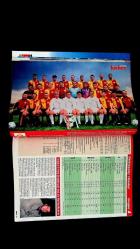 1997 1998 ŞAMPİYONLAR LİGİ REHBERİ KİCKER BEŞİKTAŞ GALATASARAY POSTER FUTBOL NOSTALJİ