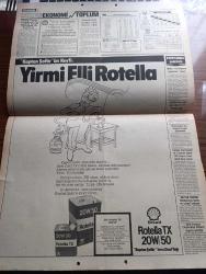Güneş Gazetesi - Turkish Newspaper - 8 Haziran 1982 - İstanbul'da bazı kreşlerde fiyatlar - çalışan kadının gelirinin yarısını kreş fiyatları yutuyor - net faiz Dün %53'e kadar yükseldi - Banker kastelli Cevher Özden Fotoğrafı - Brezilya'nın alkollü otomobilleri sızdı Fotoğrafı - toptancı piyasalarına yeni kuru soğan 15 liradan girdi - 167 yıldır savaşmayan İsveç 5 milyar dolarlık uçak yapım projesini uygulamaya koyuyor - eczacılık fakültesi - hangi diploma nasıl bir geleceğin kapısını aralıyor - eczacı Hüseyin Duman'ın görüşü - refah toplumunda yaşayanların derdi Türk insanının derdi hazırlayan Nilay Karman Yazı Dizisi - tahtakale'de kaçak çin atletleri Türk atletlerini zorluyor - dünya para piyasasında son değerler - altın kapanış fiyatları - TOFAŞ yerlileştirme hamlesine girişti - Topkapı Şişe Sanayii ile Türkmen kadife 767 milyon liralık tahvil ihraç ediyor - Sultan Turizm Almanya'da havlu ve çarşaf satacak - Bir Amerikan dolarının bugünkü değeri - Reşat altını alış fiyatı 11.700