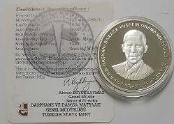 2009 OBAMA'NIN ZİYARETİ HATIRA PARASI GÜMÜŞ SERTİFİKALI