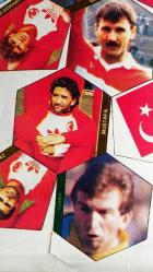 1990 Milli Takım futbol topu karton maket gazete hediyesi  Galatasaray Fenerbahçe Beşiktaş Trabzonspor