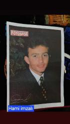 Trabzonspor HAMİ MANDIRALI POSTER 1990 MATBU İMZALI FOTOSPOR GAZETE HEDİYESİ