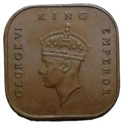 Malaya 1943 Yılı 1 Cent ÇİL