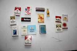16 ADET TOPLU LOT HALİNDE KİBRİT KUTULARI BÖYLESİNİ KİMSE TOPLU SATMAZ  MARLBORA-PARLEMENT-CAMEL-LUCKY-YENİ RAKI-DUPONT-LM  YOK YOK BÖYLESİ YOK ((KAPI RAF