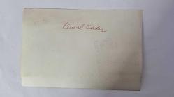 CHP ADANA ESKİ MİLLETVEKİLLERİNDEN ve BAŞBAKAN YARDIMCISI DR. KEMAL SATIR'IN HABER METİNLİ AJANS-BASIN FOTOĞRAFI - 18 x 12 cm EBADINDA - KEMAL SATIR, YENİ KURULAN CUMHURİYETÇİ PARTİ ADINA BASIN TOPLANTISI DÜZENLERKEN ÇEKİLMİŞ BİR KARE