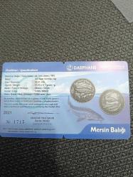 Gümüş Mersin balığı okside 31.1 Gr sertifikalı