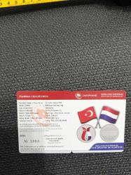 Gümüş Hollanda ile dostluk 31.1 gram sertifikalı