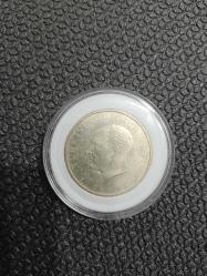 Gümüş hatıra 1960 10 lira 15 gram kapamasında