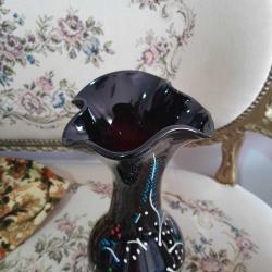 Antika El Yapımı Murano Vazo