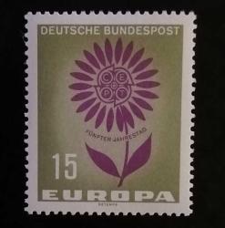 1964 ALMANYA DAMGASIZ EUROPA CEPT PULU