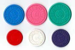 HEDEF Marka Orjinal Eski Dönem Kumarhane Poker Fiş Takımı