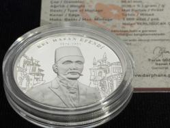DARPHANE Kel Hasan Efendi – Geleneksel Türk Tiyatrosu Serisi No:8  Gümüş Hatıra Sikkesi (Darphane, 925 Ayar)