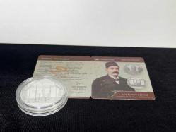 DARPHANE Kel Hasan Efendi – Geleneksel Türk Tiyatrosu Serisi No:8  Gümüş Hatıra Sikkesi (Darphane, 925 Ayar)