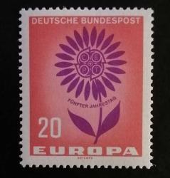 1964 ALMANYA DAMGASIZ EUROPA CEPT PULU