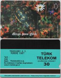 21009 DÜNYA ÇEVRE GÜNÜ KAPLUMBAĞA NUMUNE KART ÇİL