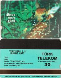 21010 DÜNYA ÇEVRE GÜNÜ KARACA NUMUNE KART ÇİL