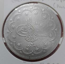 GÜMÜŞ 20 KURUŞ SULTAN ABDÜLMECİT 1255-6 ORİJİNAL HH2EE1 ÇOK NADİRDİR