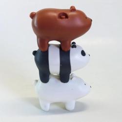 Kafadar Ayılar We Bare Bears 3'lü 2020 McDonalds Oyuncak Figür