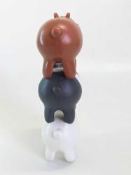 Kafadar Ayılar We Bare Bears 3'lü 2020 McDonalds Oyuncak Figür