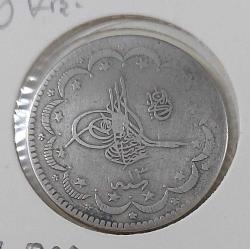 1293/13 ABDÜLHAMİT 10 KURUŞ GÜMÜŞ II. ABDÜLHAMİT DÖNEMİ ORİJİNAL DD3AAA1 ÇOK ÇOK TEMİZ PEK ÇIKMAZ