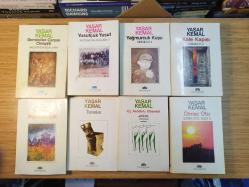 YAŞAR KEMAL 8 KİTAP (- Akçasazın Ağaları 1,2 Demirciler Çarşısı Cinayeti , Yusufçuk Yusuf - Kimsecik 1, 2 Yağmurcuk Kuşu - Kale Kapısı - Peri Bacaları