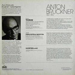 1974 YILI NADİR BASKI KLASİK  MÜZİK 33 LÜK PLAK - Anton Bruckner 1824-1974