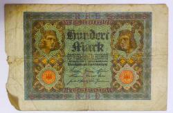 Almanya Asırlık Banknot 100 Mark.. ((1920))