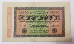 Almanya Asırlık Banknot 20000 Mark.. ((1923))