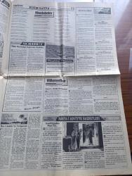 Türkiye Gazetesi - Turkish Newspaper - 18 Nisan 1993 - milletçe başımız sağ olsun Turgut Özal'ı kaybettik Fotoğrafı - Turgut Özal son yolculuğundan dönerken üzgündü bitkindi yorgundu Fotoğrafı - Turgut Özal İstanbul'da toprağa verilecek - Turgut Özal için bütün camilerde hatim okunuyor - son nefesini verirken Semra Özal yanındaydı - Turgut Özal Nakşibendi Hz.nin türbesinde Fotoğrafı - ardından yazmak yazan Tarık Buğra - Başbakan Süleyman Demirel şok oldu Fotoğraf - çocukları Zeynep ve eşi İle Efe Özal hemen hastaneye koştular Fotoğraf - İçişleri Bakanı İsmet Sezgin eylemlere katılmayan PKK'lılar affedilecek - TRT'de Turgut Özal belgeseli - İş dünyası Turgut Özal'a ağlıyor Fotoğrafı - Nejat Eczacıbaşı - Vehbi Koç - Halis Komili - sırpların cani komutanı askerlerine bütün müslümanları öldürün emri verdi Fotoğrafı - menkıbeler yazan Abdüllatif Uyan - yeni cumhurbaşkanı 40 gün içinde seçilecek - Zeytinburnuspor'a süper ikramiye - Kocaelispor başkanı Sefa Sirmen gazetemize konuştu - Kalli