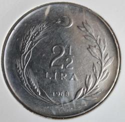 2 1/2 LİRA 1968
