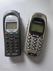 2 adet TUŞLU MOTOROLA  MARKA CEP TELEFONU DENENMEDİ PARÇALIK CD930 VE TALKABOUT