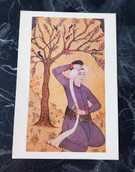 OSMANLI DÖNEM TEMALI KARTPOSTAL.  ARKASI İNGİLİZCE TEBRİK NOTU YAZILMIŞ.  KONDİSYON YÜKSEK KOLEKSİYONLUK